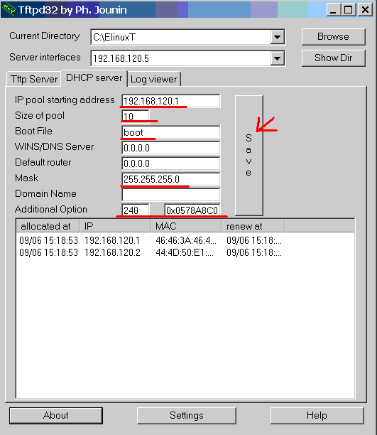 Настройка DHCP